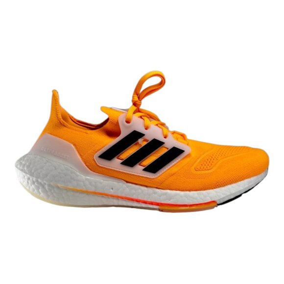 Adidas UltraBoost 22 Flash Orange Running Shoes Men's Size 9.5 Athletic New - Picture 1 of 4